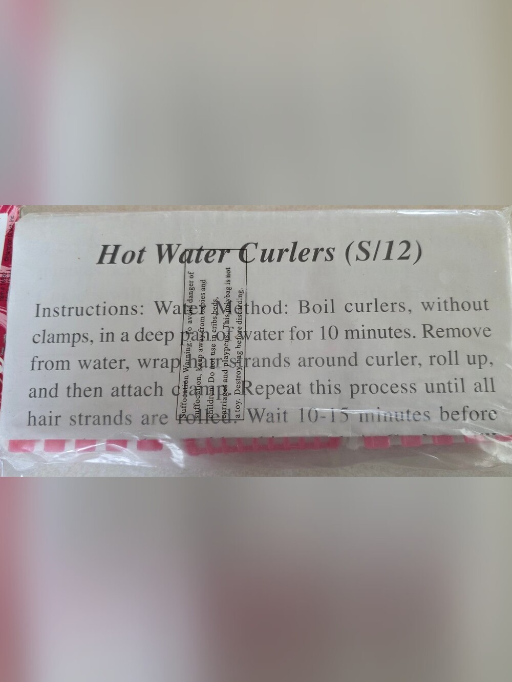 12 New Hot Water Hair Rollers - Safe Curling Rollers For 1 Inch Curls - Picture 3 of 3